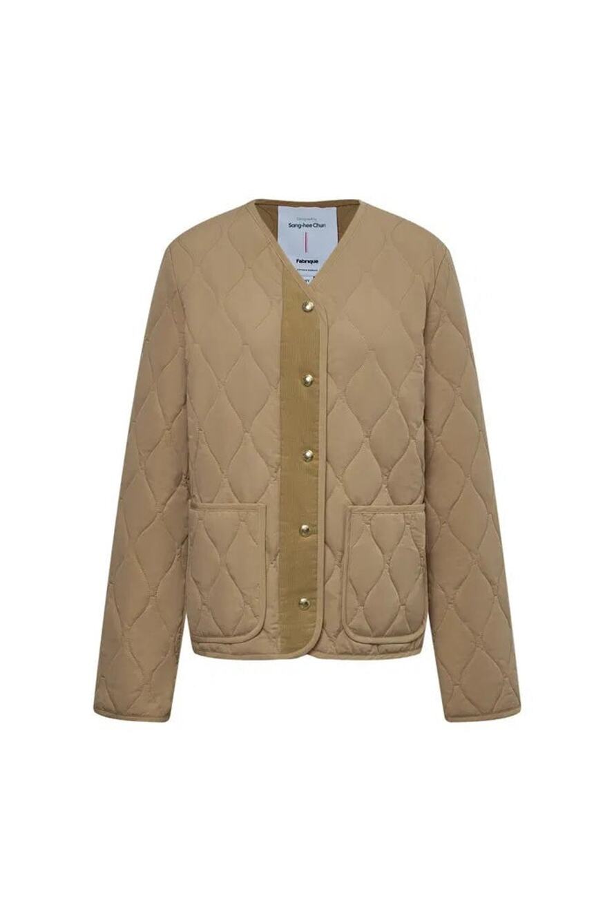 Fabrique Cropped Lightweight Puffer Jacket - XS